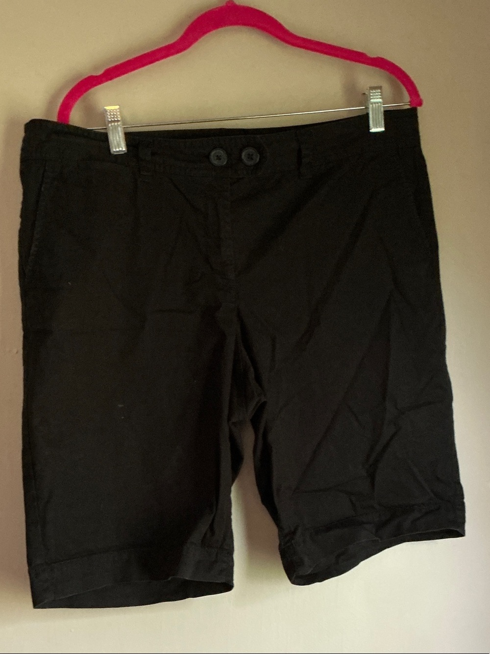 LOFT Black Women's Flat Front Shorts